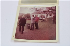 Three (3) 1965 Masters Tournament Original Kodak Photos w/Byron Nelson & Chi Chi Rodriguez