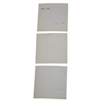 Three (3) 1965 Masters Tournament Original Kodak Photos w/Byron Nelson & Chi Chi Rodriguez