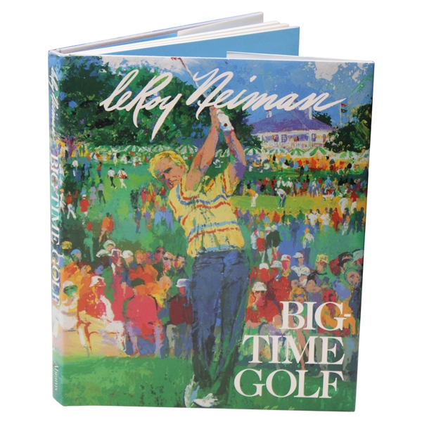 Leroy Neiman Signed 1992 Big Time Golf Book JSA ALOA