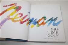 Leroy Neiman Signed 1992 'Big Time Golf' Book JSA ALOA