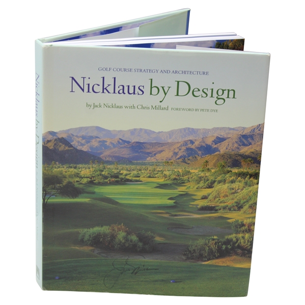 Jack Nicklaus Signed Nicklaus by Design Book w/ Dustjacket JSA ALOA