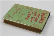 1930 1St Ed 'What's Wrong With Your Game' Book by H. B. Martin W/ Dust Cover
