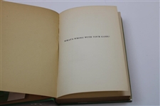 1930 1St Ed 'What's Wrong With Your Game' Book by H. B. Martin W/ Dust Cover