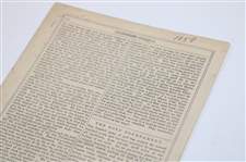 Two (2) Chambers Journal Articles Dated 1858-59 Re: Hugh Philp