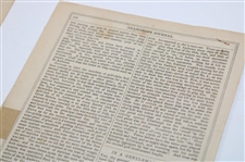Two (2) Chambers Journal Articles Dated 1858-59 Re: Hugh Philp