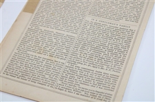 Two (2) Chambers Journal Articles Dated 1858-59 Re: Hugh Philp
