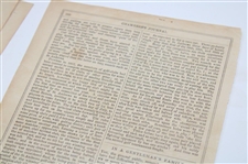 Two (2) Chambers Journal Articles Dated 1858-59 Re: Hugh Philp