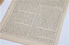 Two (2) Chambers Journal Articles Dated 1858-59 Re: Hugh Philp