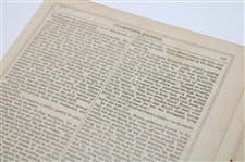Two (2) Chambers Journal Articles Dated 1858-59 Re: Hugh Philp