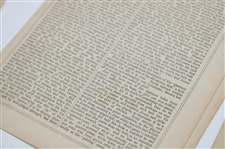 Two (2) Chambers Journal Articles Dated 1858-59 Re: Hugh Philp