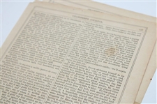 Two (2) Chambers Journal Articles Dated 1858-59 Re: Hugh Philp