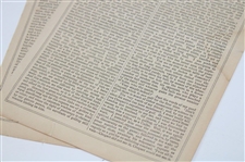 Two (2) Chambers Journal Articles Dated 1858-59 Re: Hugh Philp