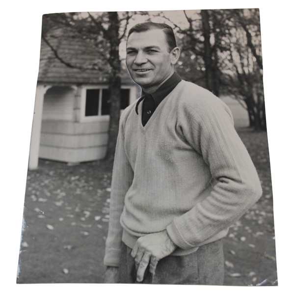 1947 Ben Hogan Smiling Portrait Original B & W Press Photo