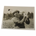 1931 Glenna Collett at Sunningdale B & W Press Photo