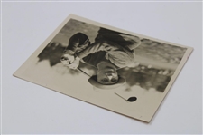 1931 Glenna Collett at Sunningdale B & W Press Photo