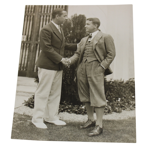 1927 Pasadena Sarazen & Hagen B & W Press Photo