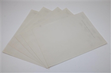 Ten (10) Vintage Pages Of New Jersey Golf Association Letterhead & (5) Five Unused Envelopes