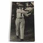 B & W Photo Of Johnny McDermott 1911-12 Us Open Champion