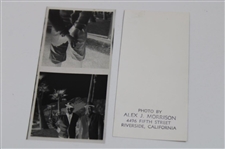 Six (6) Gene Sarazen Negatives Taken by Alex Morrison circa 1950’s