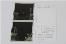 Six (6) Gene Sarazen Negatives Taken by Alex Morrison circa 1950’s