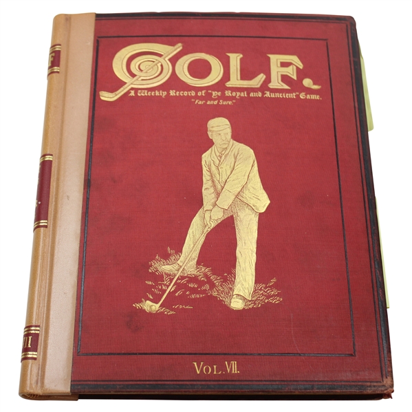 Sept. 1893 - March, 1894 Rebound Golf Magazine Vol Vii - Christening of Chicago Golf Club
