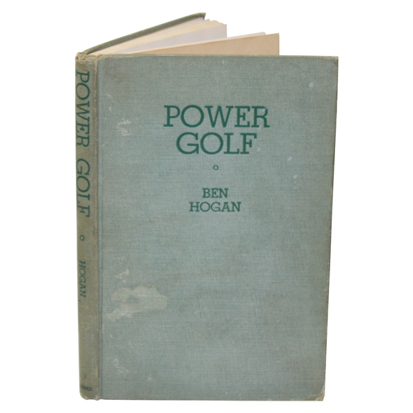Ben Hogan Signed 1948 Power Golf Book 3rd Printing JSA ALOA