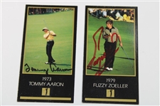 1998 Champions of Golf The Masters Collection Card Set w/Aaron & Fuzzy Signed Cards JSA ALOA