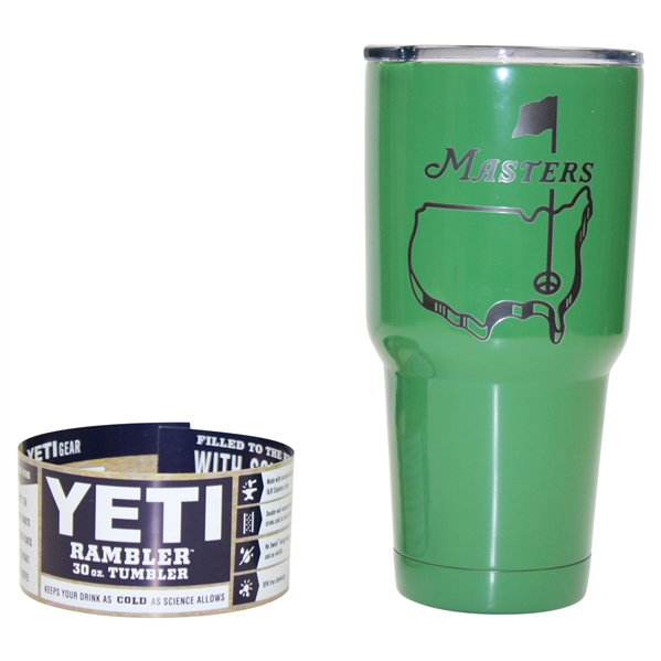 Masters Tournament Logo Yeti Rambler 30oz Tumbler