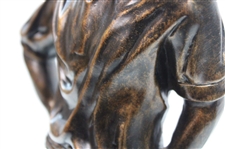 Bronze Golfer 'Waiting For His Shot' Statue