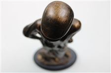Bronze Golfer 'Waiting For His Shot' Statue