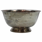 1981 Sony Sports Illustrated Golf Open Team Low Gross Silver Plated Trophy Bowl