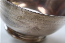 1981 Sony Sports Illustrated Golf Open Team Low Gross Silver Plated Trophy Bowl