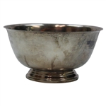 1981 Sony Sports Illustrated Golf Open Team Low Gross Silver Plated Trophy Bowl