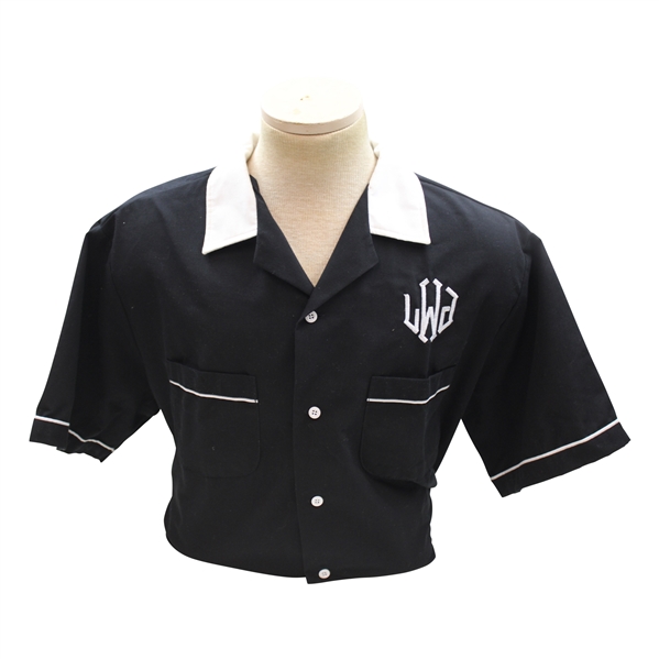 Lee Westwoods Personal Black & White Caruisin Bowling Shirt