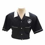 Lee Westwoods Personal Black & White Caruisin Bowling Shirt