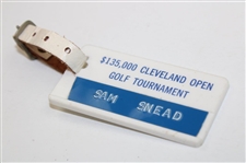 Sam Snead's Cleveland Open Contestant Bag Tag - John Derr Collection