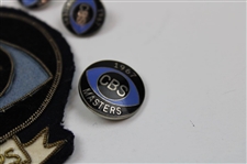 1967 Masters CBS Patch And Six (6) Buttons - Gay Brewer Winner - John Derr Collection