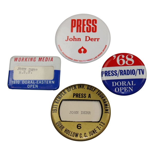 1960s-70s Sahara, Doral Eastern, Kemper & Doral Badges - John Derr Collection