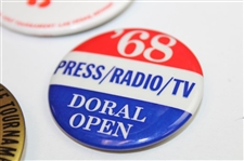 1960's-70's Sahara, Doral Eastern, Kemper & Doral Badges - John Derr Collection