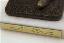 Jack Nicklaus Centennial Of Golf In America Golfer Of The Decade 1888-1988 Statue w/Certificate