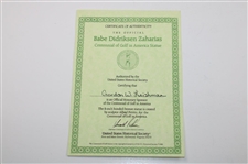 Babe Didrikson Centennial Of Golf In America Golfer Of The Decade 1935-1947 Statue w/Certificate