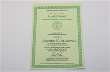 Arnold Palmer Centennial Of Golf In America Golfer Of The Decade 1958-1967 Statue w/Certificate