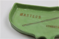 Unknown Masters 1950’s Glazed Pottery Tray In Shape Of The United States