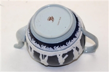 1899 Blue Copeland Spode Teapot With Lid