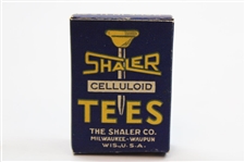 Box Of Eight (8) Shaler Celluloid Golf Tees Near Mint