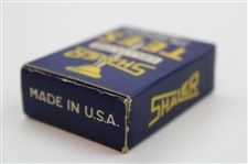 Box Of Eight (8) Shaler Celluloid Golf Tees Near Mint