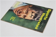 Gary Player Signed May 8, 1961 Sports Illustrated Magazine & 1965 US Open at Bellerive Badge JSA ALOA