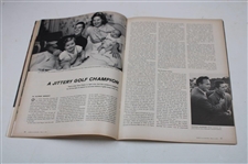 Gary Player Signed May 8, 1961 Sports Illustrated Magazine & 1965 US Open at Bellerive Badge JSA ALOA