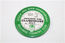 Gary Player Signed May 8, 1961 Sports Illustrated Magazine & 1965 US Open at Bellerive Badge JSA ALOA