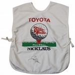 Jack Nicklaus Signed Skins Game Used NICKLAUS Caddie Bib JSA ALOA
